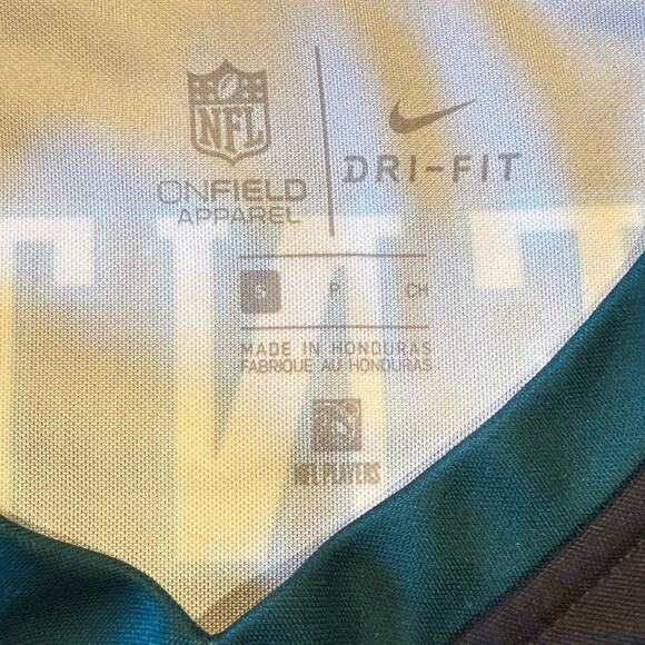 NFL Kids Size Small Black Philadelphia Eagles #11 Wentz Football Jersey - Picture 4 of 5